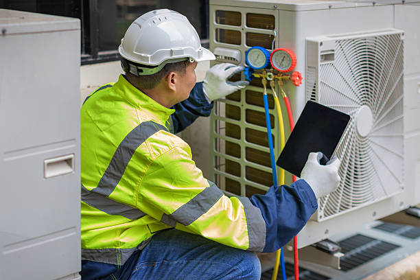 Professional Hvac Installation technician working in Morongo Valley, CA